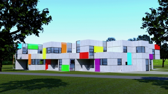 Wizualizacja nowego budynku przedszkola